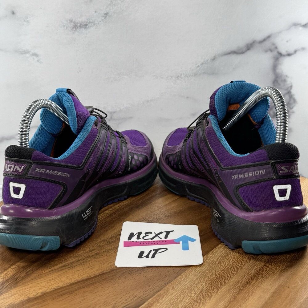 Women’s size 7-Salomon Mission XR 3 Trail Hiking Running Purple Outdoor Shoes - Picture 5 of 9